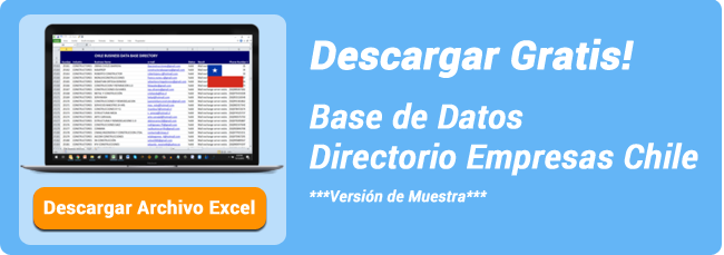 Gratis Base de Datos Directorio Empresas Chile