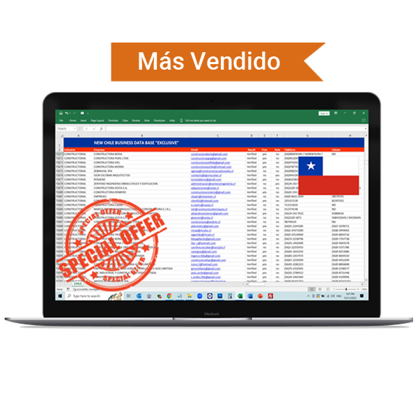Base de Datos Empresas Chile 2026 Exclusiva