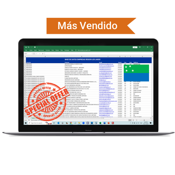 Base de Datos Empresas Los Lagos 2026