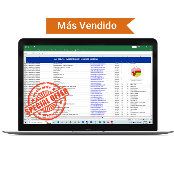 Base de Datos Empresas Bernardo O’Higgins 2026