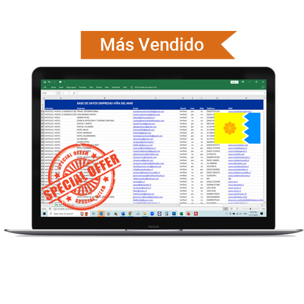 Base de Datos Empresas Viña del Mar 2026
