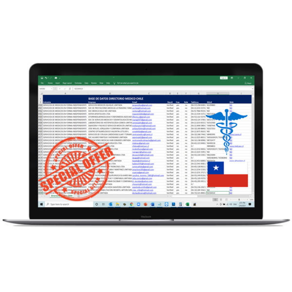 Base de Datos Sector Médico y Salud Chile 2026 - Incluye Veterinarios